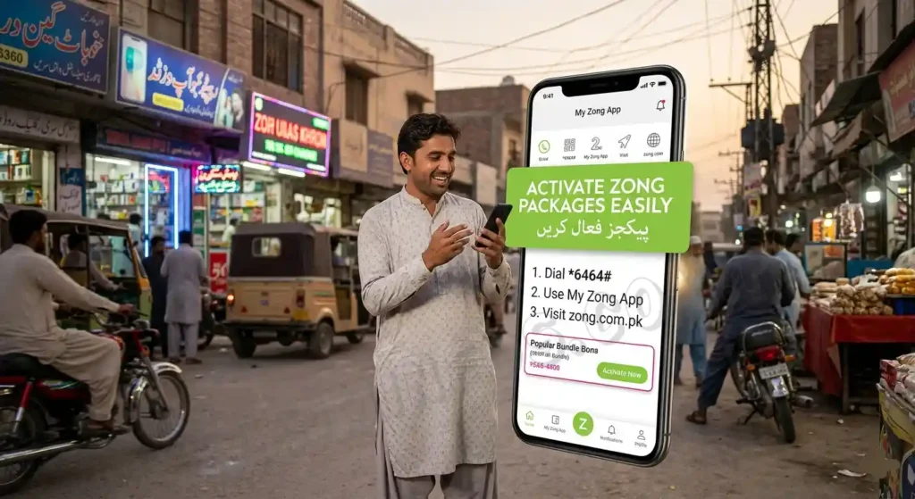Zong SIM Information System 
